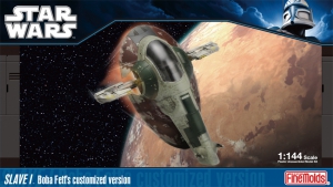 FineMolds SW-14(21014) 1/144 Slave I "Boba Fett's Customized Version" [Starwars]