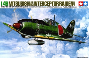 Tamiya 61018 1/48 Mitsubishi J2M3 Raiden 雷電 (Jack) Type 21