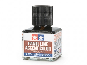 Tamiya 87132 Panel Line Accent Color 40ml [Brown]