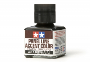 Tamiya 87140 Panel Line Accent Color (40ml) [Dark Brown]