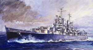 Pit-Road W208 1/700 U.S. Light Cruiser USS Cleveland 克里夫蘭號 (CL-55) 1942
