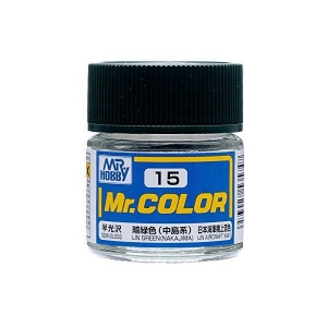 Mr Color C-15 IJN Green [Nakajima] (10ml) [Semi-Gloss] (IJN Aircraft WW2)