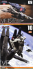 Wave 09+10(MC-61+62) 1/100 VF-1S Super Varkyrie Fighter / Gerwalk / Battroid "Roy Focker"
